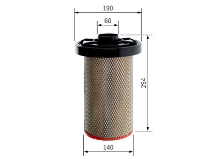 Bosch 1457433800 Air Filter - 5