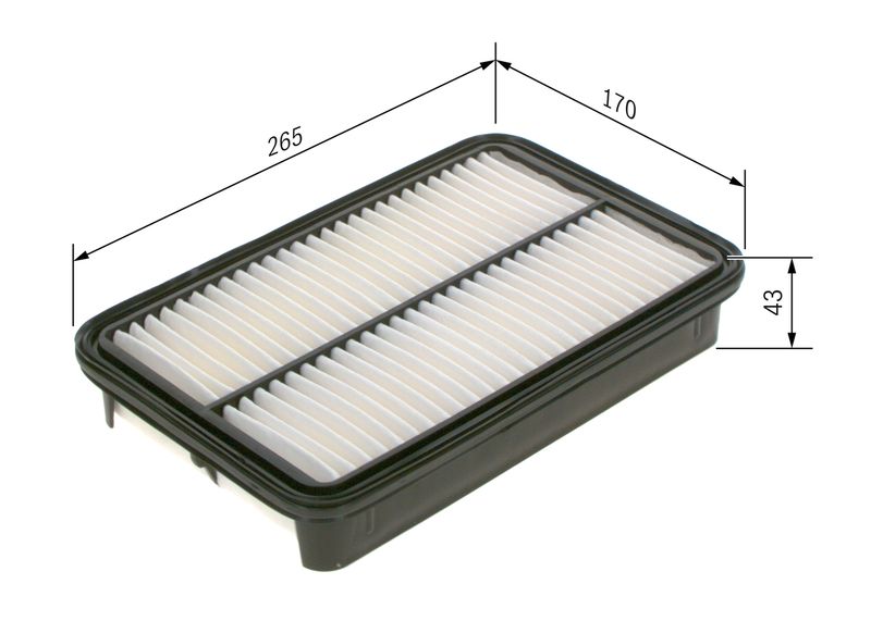 Bosch 1457433958 Air Filter - 5