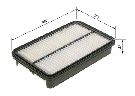 Bosch 1457433958 Air Filter - 5