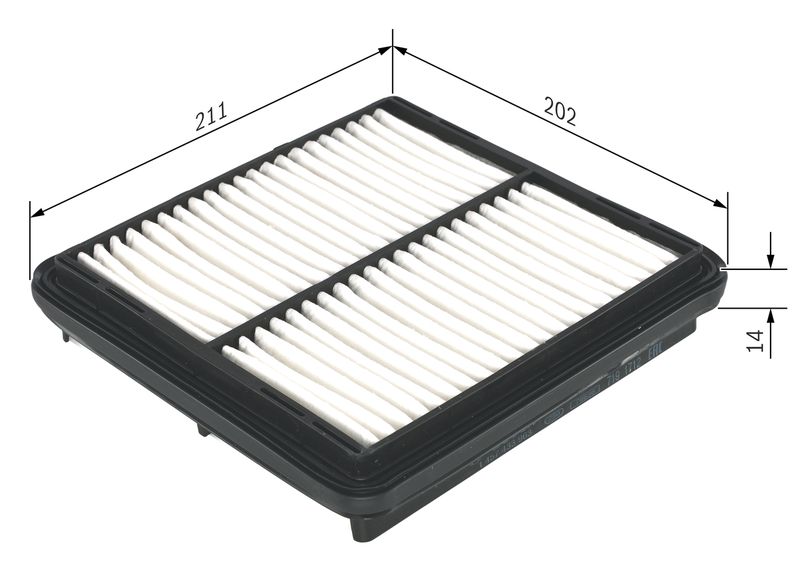 Bosch 1457433963 Air Filter - 1