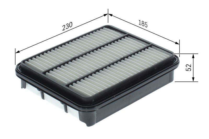 Bosch 1457433968 Air Filter - 1