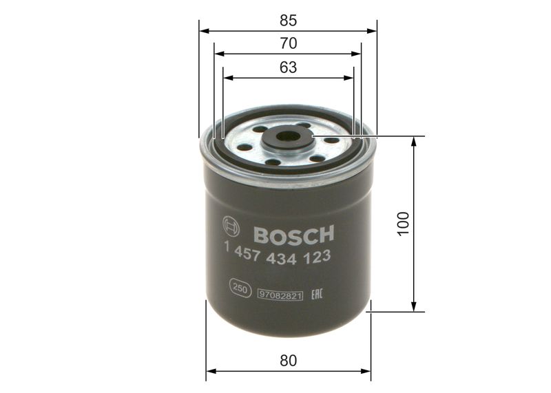 Bosch 1457434123 Fuel Filter - 5