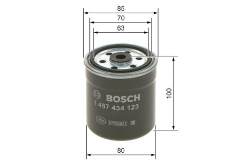 Bosch 1457434123 Fuel Filter - 5
