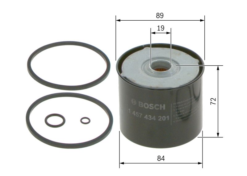 Bosch 1457434201 Fuel Filter - 5