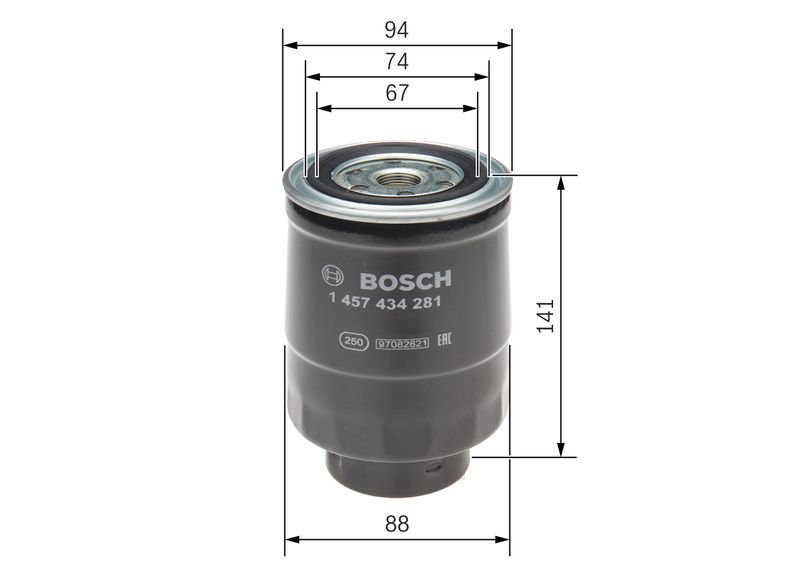 Bosch 1457434281 Fuel Filter - 1