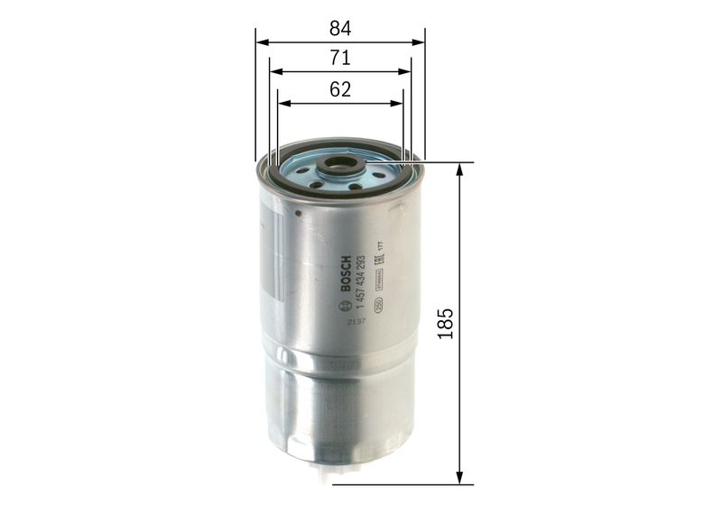 Bosch 1457434293 Fuel Filter - 5