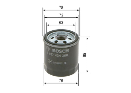 Bosch 1457434300 Fuel Filter - 5