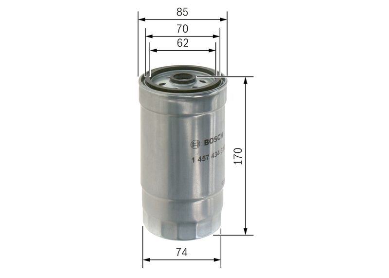 Bosch 1457434310 Fuel Filter - 5