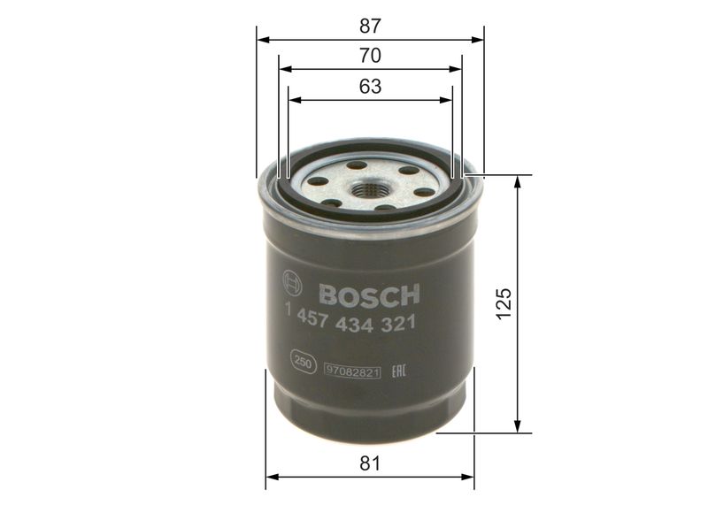Bosch 1457434321 Fuel Filter - 5