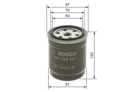 Bosch 1457434321 Fuel Filter - 5