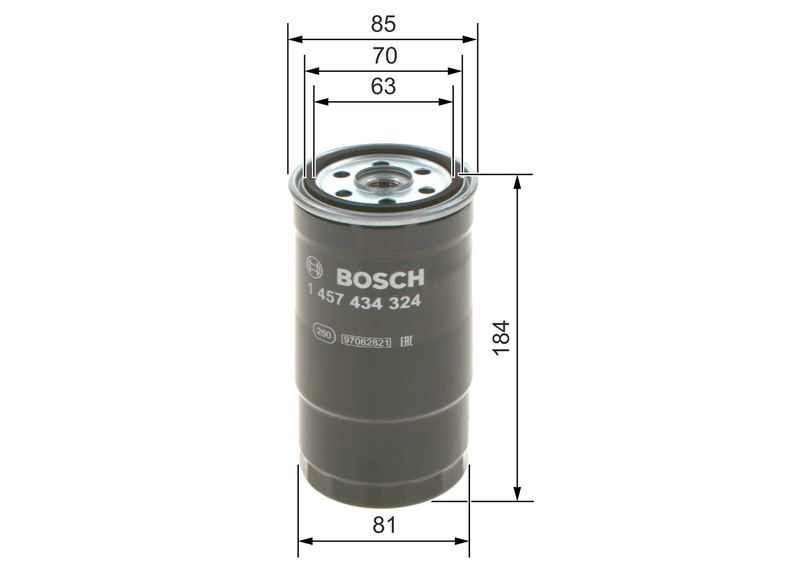 Bosch 1457434324 Fuel Filter - 5