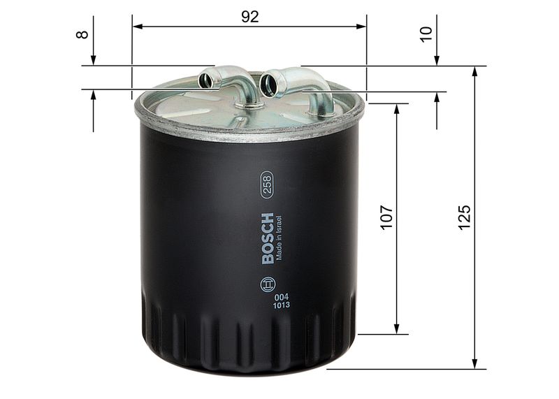 Bosch 1457434437 Fuel Filter - 1