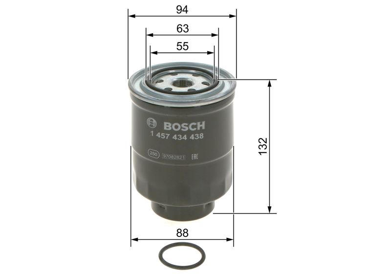 Bosch 1457434438 Fuel Filter - 1