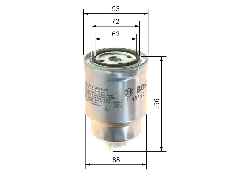 Bosch 1457434439 Fuel Filter - 5