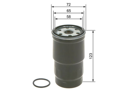 Bosch 1457434440 Fuel Filter - 1