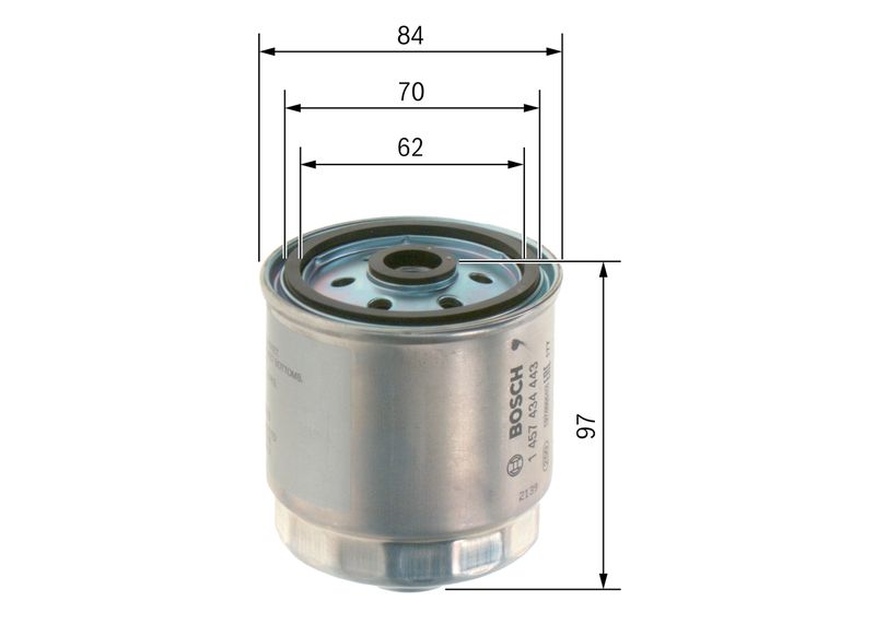 Bosch 1457434443 Fuel Filter - 5