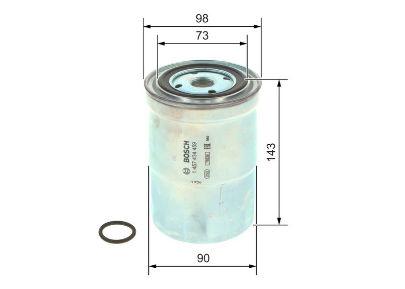 Bosch 1457434459 Fuel Filter - 5