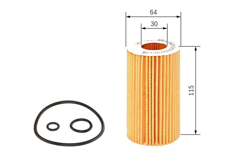 Bosch 1457437001 Oil Filter - 1