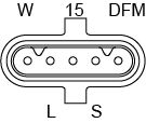 Bosch 1986A00991 Alternator - 6