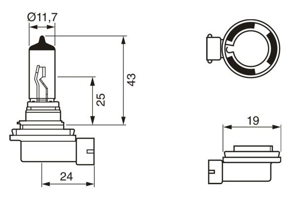 Bosch 1987301138 Bulb, high beam headlight - 6