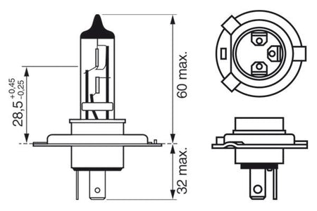 Bosch 1987301440 Bulb, high beam headlight - 6