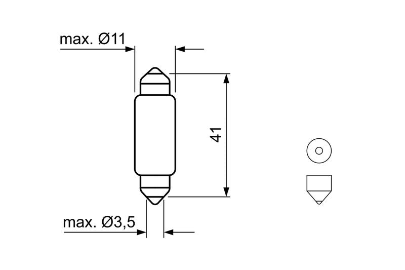Bosch 1987301509 Bulb, interior light - 6