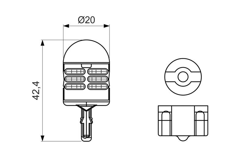 Bosch 1987301524 Bulb, direction indicator - 2