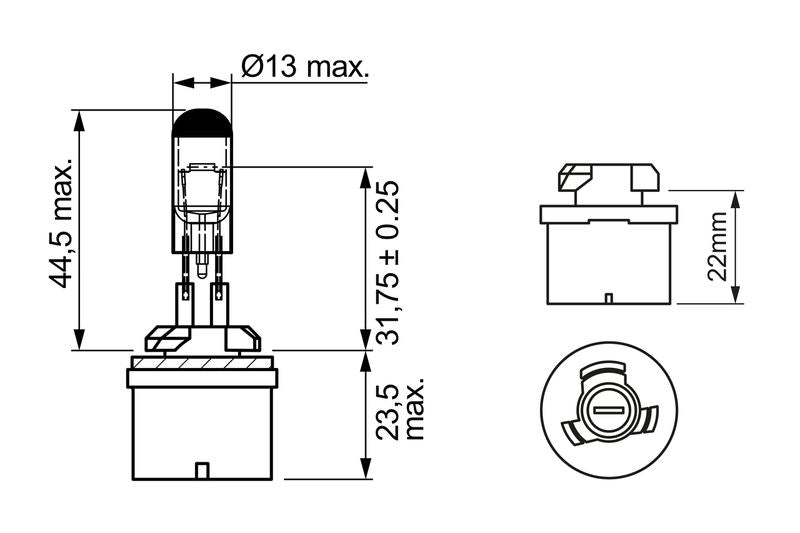 Bosch 1987302024 Bulb, front fog light - 6