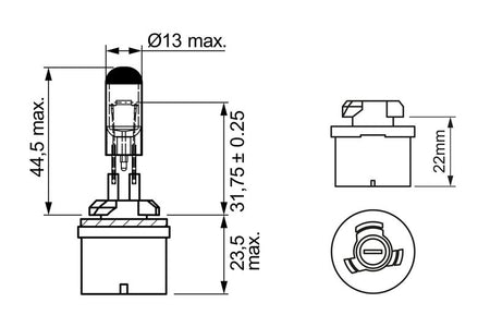 Bosch 1987302024 Bulb, front fog light - 6