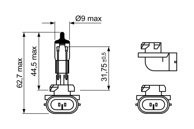 Bosch 1987302025 Bulb, front fog light - 6
