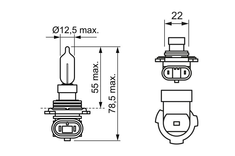 Bosch 1987302026 Bulb, high beam headlight - 5