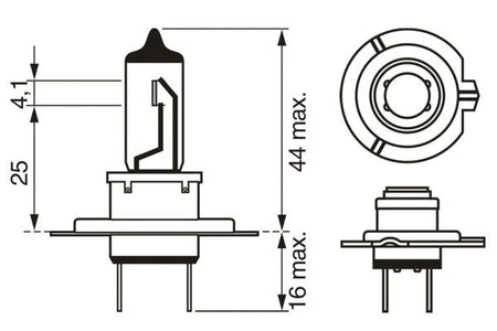 Bosch 1987302078 Bulb, high beam headlight - 6