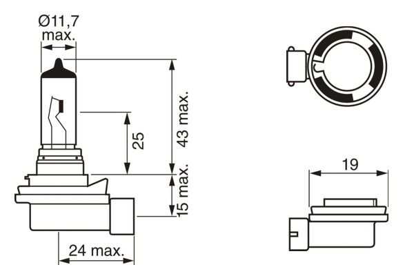 Bosch 1987302081 Bulb, high beam headlight - 6
