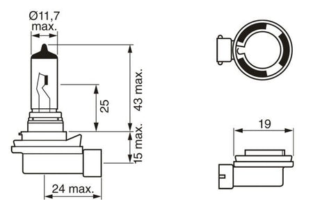 Bosch 1987302081 Bulb, high beam headlight - 6