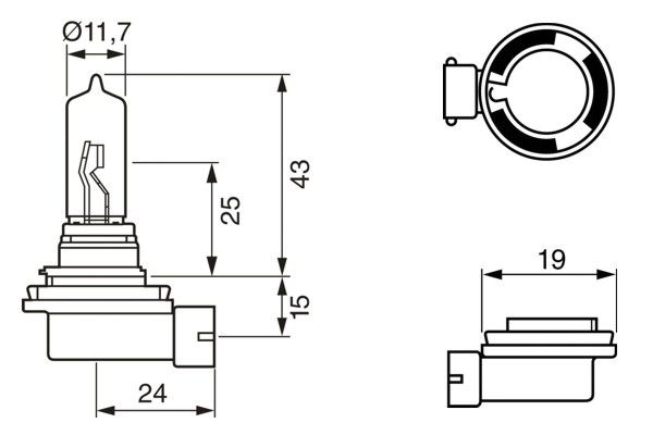 Bosch 1987302082 Bulb, high beam headlight - 6