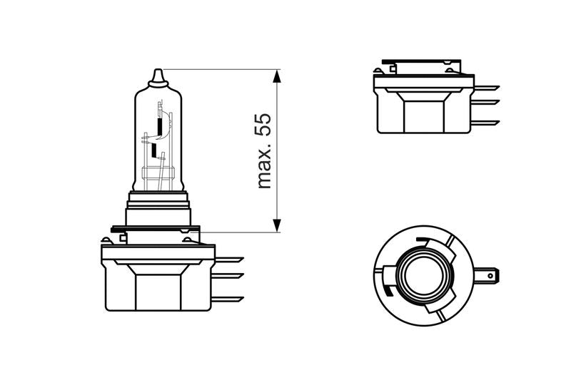 Bosch 1987302088 Bulb, high beam headlight - 5
