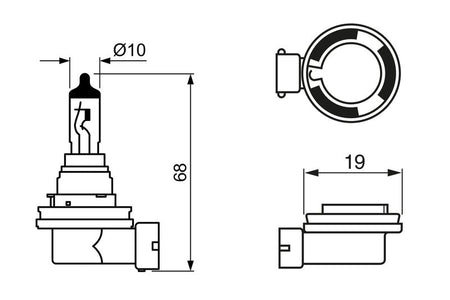 Bosch 1987302089 Bulb, front fog light - 5