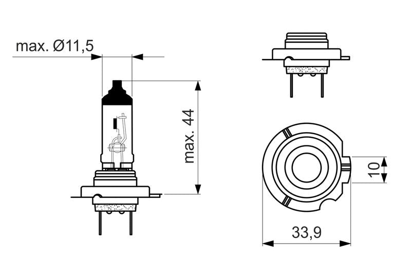 Bosch 1987302091 Bulb, high beam headlight - 6