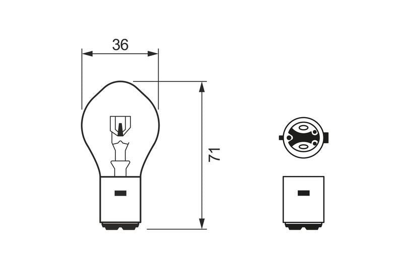 Bosch 1987302106 Bulb, headlight - 6