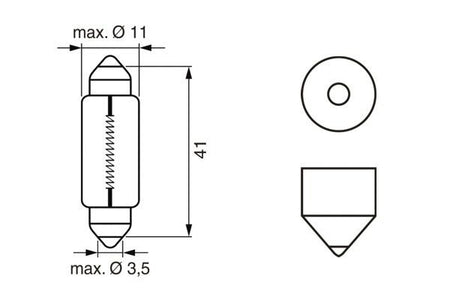 Bosch 1987302210 Bulb, interior light - 6