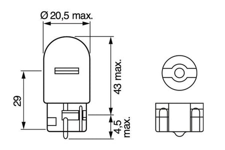 Bosch 1987302222 Bulb, direction indicator - 6