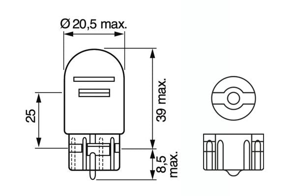 Bosch 1987302252 Bulb, direction indicator - 6