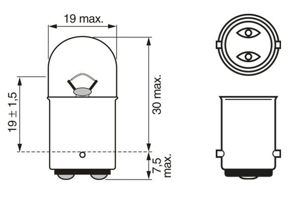 Bosch 1987302705 Bulb - 6
