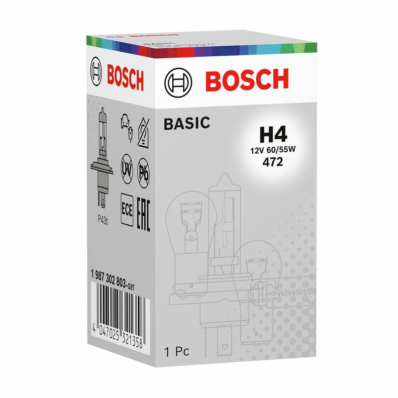 Bosch 1987302803 Bulb, high beam headlight - 1