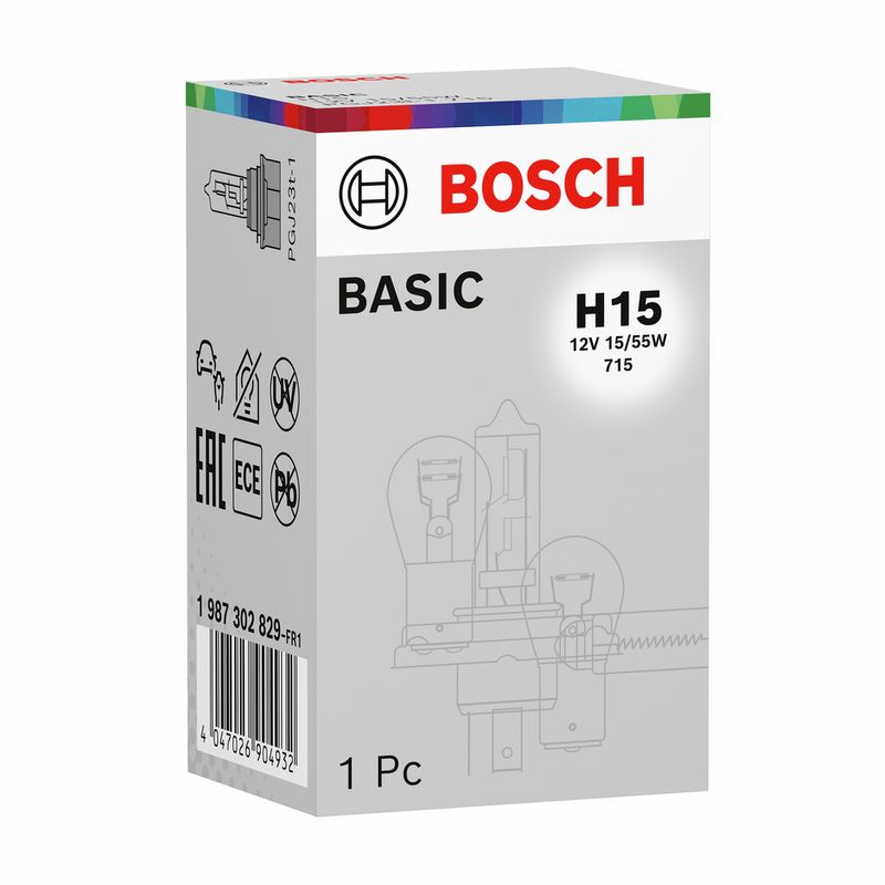 Bosch 1987302829 Bulb, high beam headlight - 1