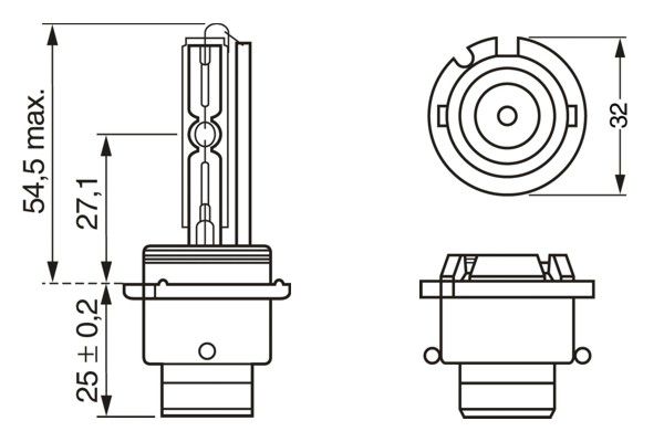 Bosch 1987302852 Bulb, high beam headlight - 6
