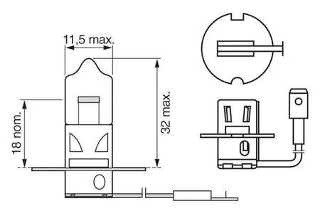 Bosch 1987302861 Bulb, high beam headlight - 6
