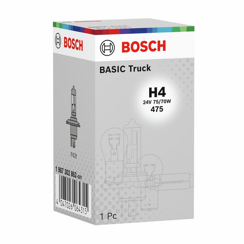 Bosch 1987302862 Bulb, high beam headlight - 1