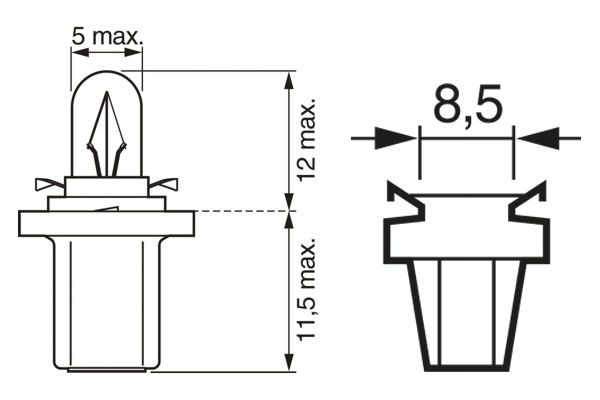 Bosch 1987302874 Bulb - 6