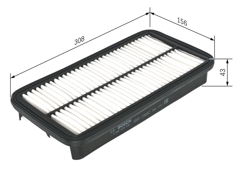 Bosch 1987429135 Air Filter - 1